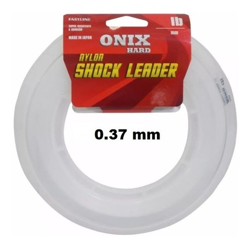 Linha Fastline Onix Hard Leader Nylon 0,37mm 20lb 50m