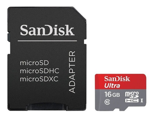 Memoria Micro Sd 16gb Sandisk 80mb/s 533x Boleta Factura