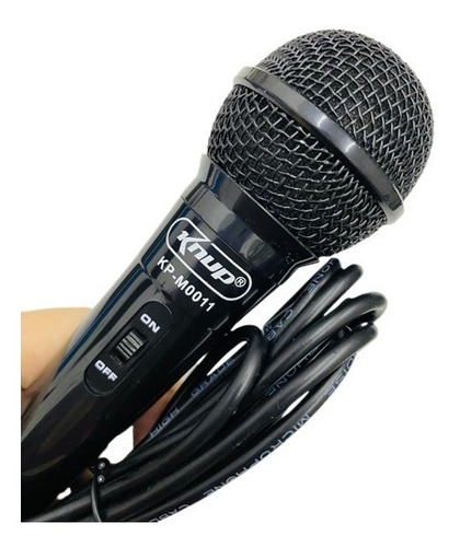 Microfone Dinâmico Knup Alta Definição Kp-m0011 | Parcelamento sem juros