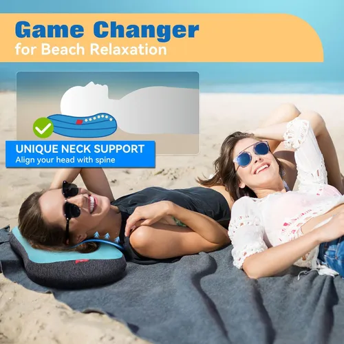 Almohada De Playa De Alquiler Para Arena, Almohada Inflable