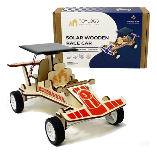 Kit De Coche Modelo De Carrera De Madera Solar  Proye