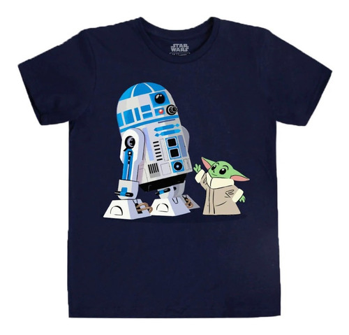 Playera R2d2 Compañeros Especiales Starwars Máscara De Látex