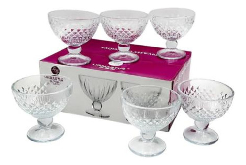 Set X6 Copas De Helado 10.5×9.5cm