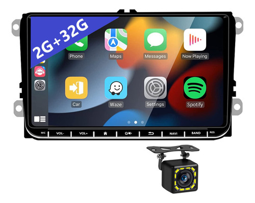 Autoestéreo Pantalla Táctil De 9 Pulgadas Carplay Android