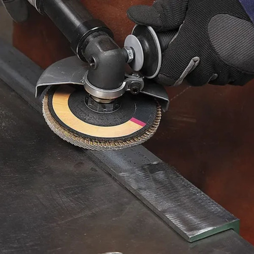 Kit 04 Disco Flap Cônico 115mm Grão 36 Madeira Aço Desbaste