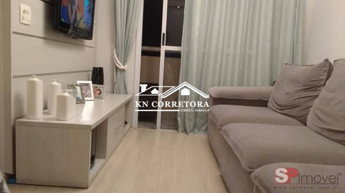 Imagem 2 de 14 de Apartamento Condomínio Padrão Venda No Bairro Jardim Maringá, 3 Dorm, 1 Vaga Coberta - 63 M² - 721