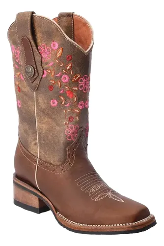 Botas vaqueras floreadas new arrivals