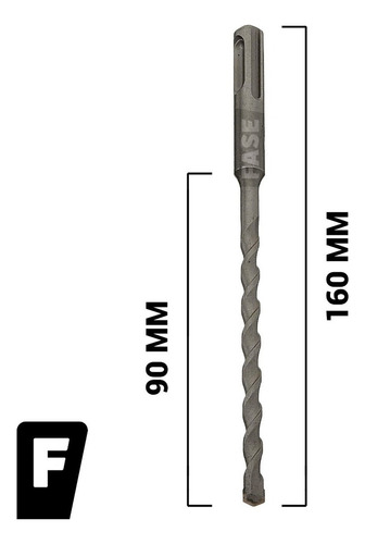 Mecha Widia Sds Plus Encastre 160 X 6 Mm Hormigon Martillo