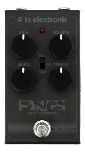 Pedal Efecto Distorsion Tc Electronic Fangs Metal Distortion