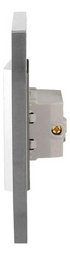 Placa Boton Timbre Sanelec 4644 Cordoba Acero Inoxidable