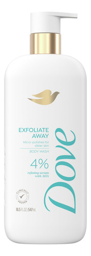 Microesmaltes Body Wash Dove Exfoliate Away Con Aha, 550 Ml