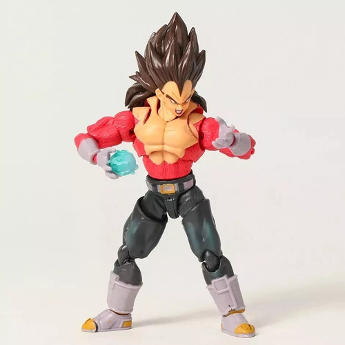 Figura Shf Ssj4 Vegeta Dragon Ball Gt, Boneco De Ação, Jarro