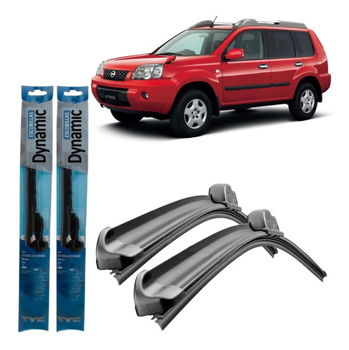 Juego Kit Escobillas Nissan X-trail 2004 2005 2006 2007