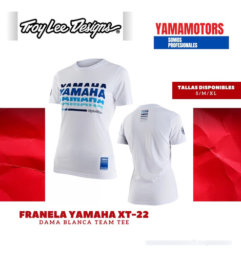 Franela Yamaha Dama Xt-22 (troy Lee Desings) (womens)