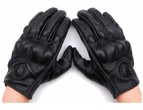 Guantes Para Motociclista Con Protección Negro