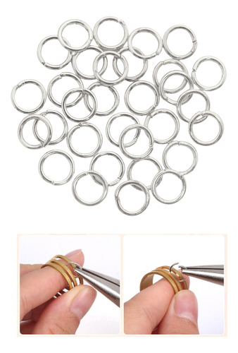Argolla For Bisutería Metal 100gramos Aretes Pulsera Collar