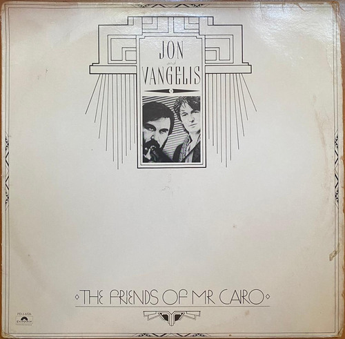 Disco Lp - Jon And Vangelis / The Friends Of Mr Cairo. Album