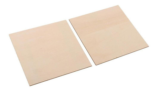 Letrero De Madera En Blanco 5 Piezas 120x120 Mm