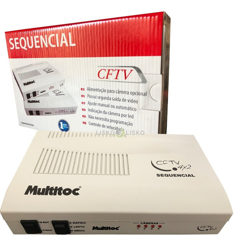 Sequencial De Câmeras Para Cftv Multitoc 4x2