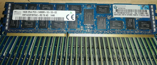 16gb Ddr3 Memoria Ram Server Pc3-14900r Sk Hynix**
