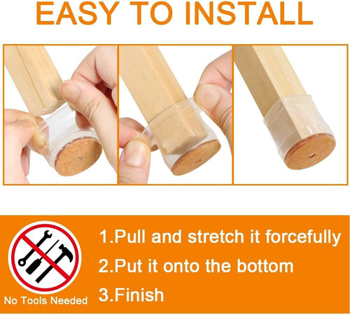 Funda Protectora De Silicona Para Patas De Mesa Y Silla, 24
