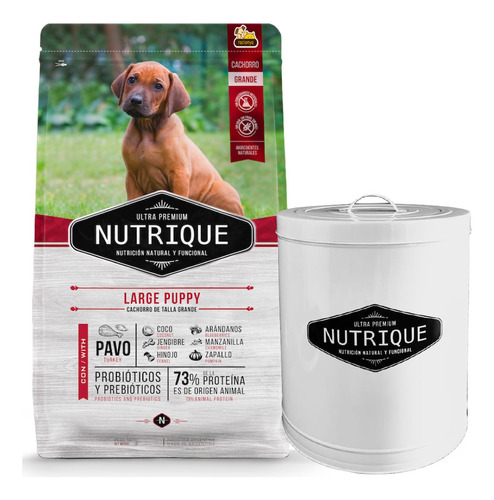 Alimento Nutrique Large Puppy Ultra Premium 15kg 