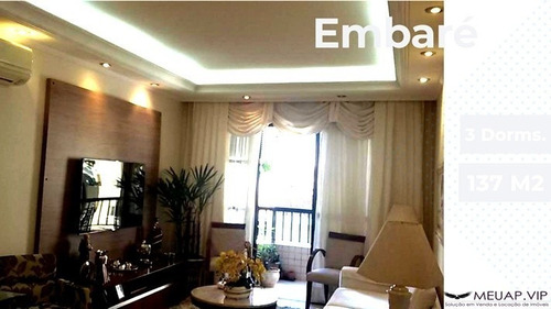 Imagem 1 de 23 de Apartamento Para Venda No Embaré - Santos - Em1395 - 34740843