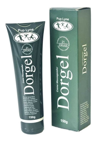 Pomada Massagem Dorgel 21 Ervas Original 150g Bisnaga