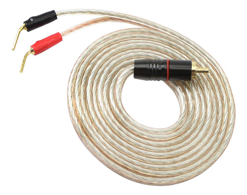 Xmsjsiy Cable De Altavoz De Enchufe Tipo Rca A Pin, Cable De