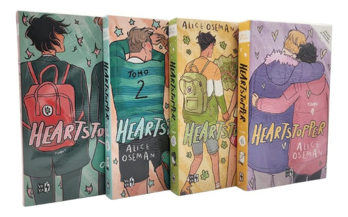 Saga De Heartstopper Libros 1,2,3 Y 4