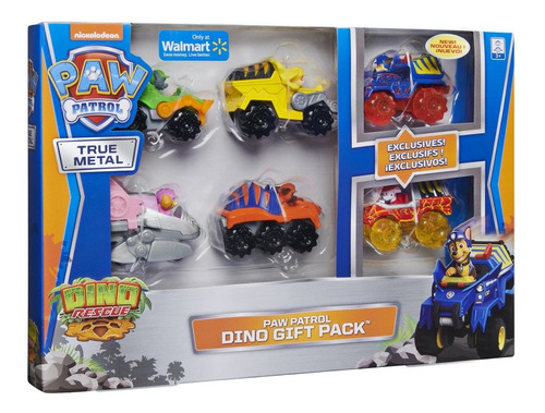 Paw Patrol Dino Gift Pack Set 6 Muñecos - Premium