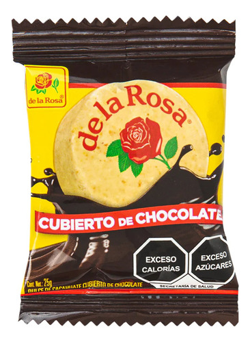 Mazapán Con Chocolate De La Rosa 25g