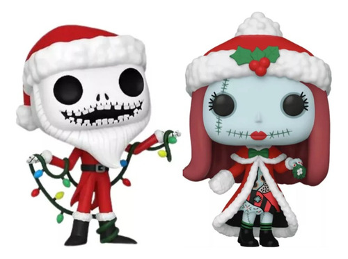 Jack Skellington Y Sally Navidad Funko Pop Disney Set 2