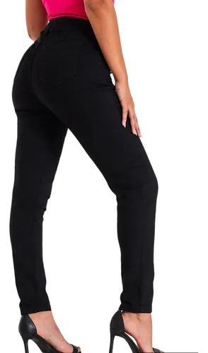 Pantalon gabardina elastizada mujer new arrivals