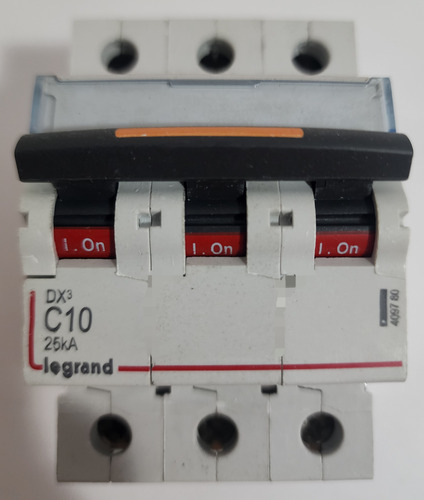 Interruptor Automatico 3p 10a 25ka Curva C 409780 Legrand