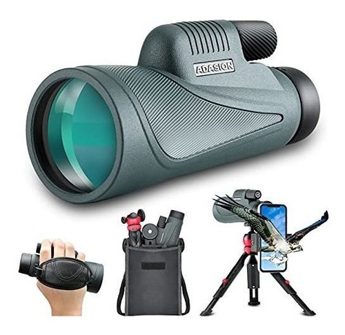 Telescopio Monocular Hd De 12 X 56 Con Adaptador Para Smartp