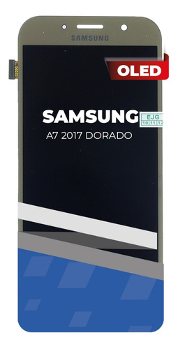 Lcd Para Samsung A7 2017 , A720 Dorado Oled