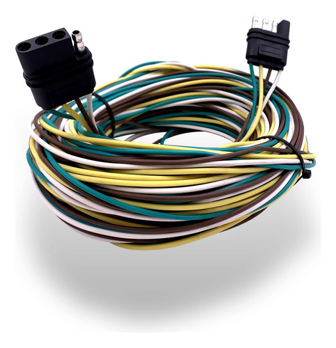 50ft Trailer Wiring Harness With 4 Flat Connector, 4 Wire