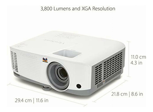 Viewsonic Pa503x 3600 Lumens Projector, Xga Hdmi