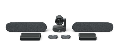 Microfono Y Webcam Combo Logitech Rally Plus Para 20 Pesonas