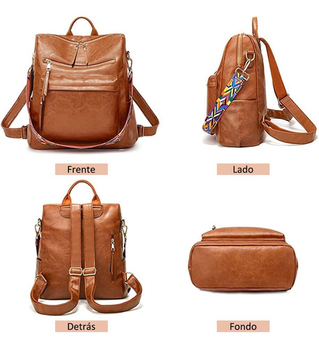Bolso Hombro Con Correa De Hombro Desmontable Color De Moda