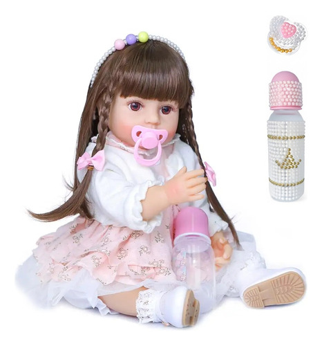 Bebé Reborn Muñeca Silicona Cuerpo Entero Auténtico Diseñado