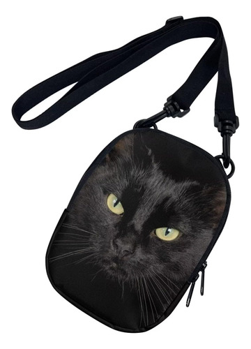 Mumeson Cute 3d Black Cat Bolso De Hombro Para Mujer Niñas C