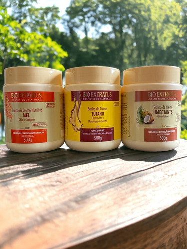 Kit Cronograma Capilar Nutr Mel + Tutano + Umectante 500 Gr
