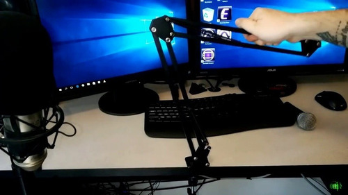 Neewer: Micrófono Ajustable De Suspension Boom Scissor Arm