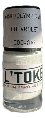 Combo Retoques Rayas/saltos De Pintura Auto Microfibra Aroma Gaz-summit White Chevrolet
