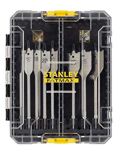 Stanley Sta88556-xj 8-piece Fatmax Wood Drill Bit Set