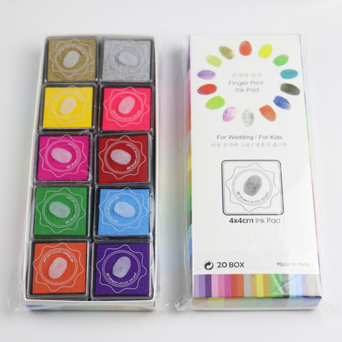 Almofada De Tinta Artesanal Carimbos Parceiros Diy Color, 20