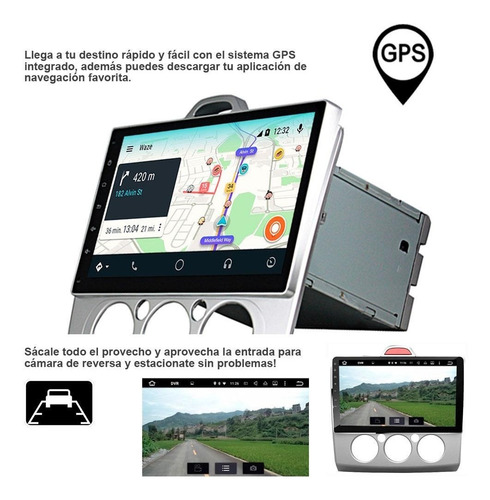 Imagen 3 de 5 de Estereo P Ford Focus Android Wifi Gps Bluetooth Touch 9' Hi
