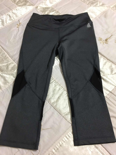 Reebok Leggins Para Dama Talla M Color Gris (Usado)